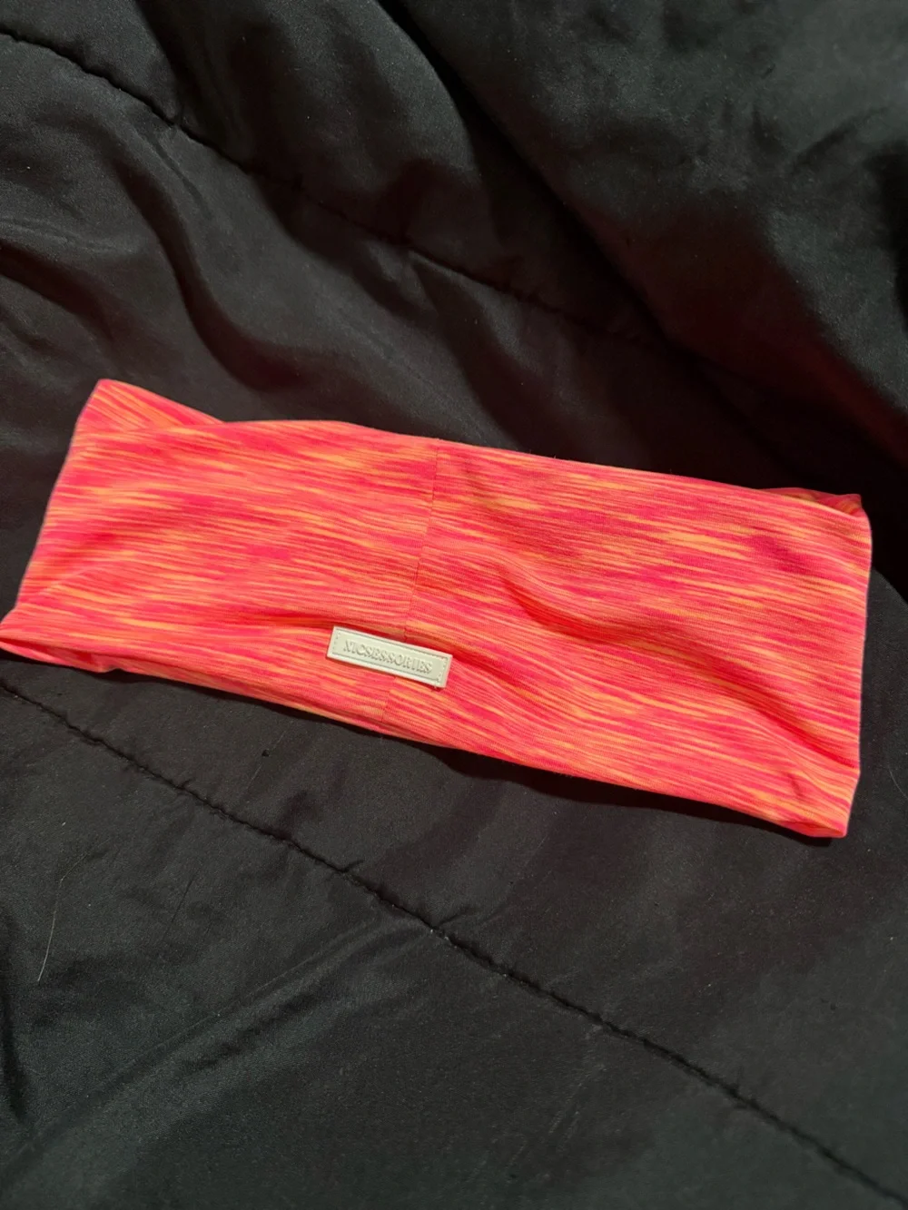 Women's Pink-Orange workout headband Nicessories